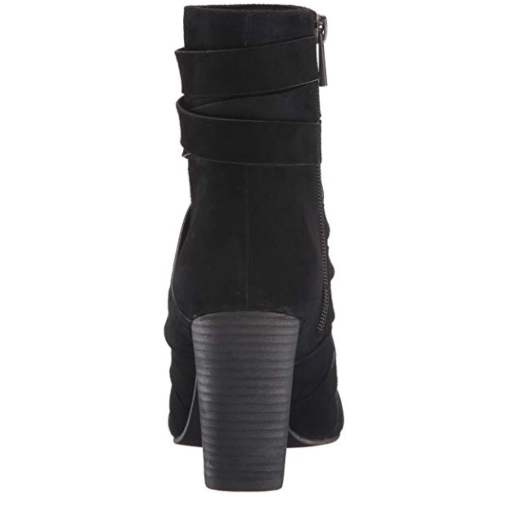 NIB Layered Multiple Strap Peep Toe Ankle Bootie - Picture 3 of 8